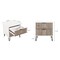 Manhattan Comfort 2-Piece DUMBO  5-Drawer Tall Dresser and DUMBO Nightstand 2.0 in White and Grey 2-DB06-WG - alternate 3